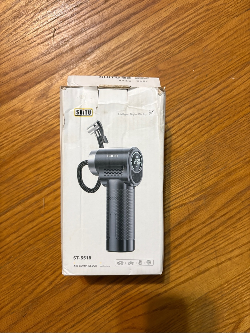 Portable Air Compressor for Inflating Tires